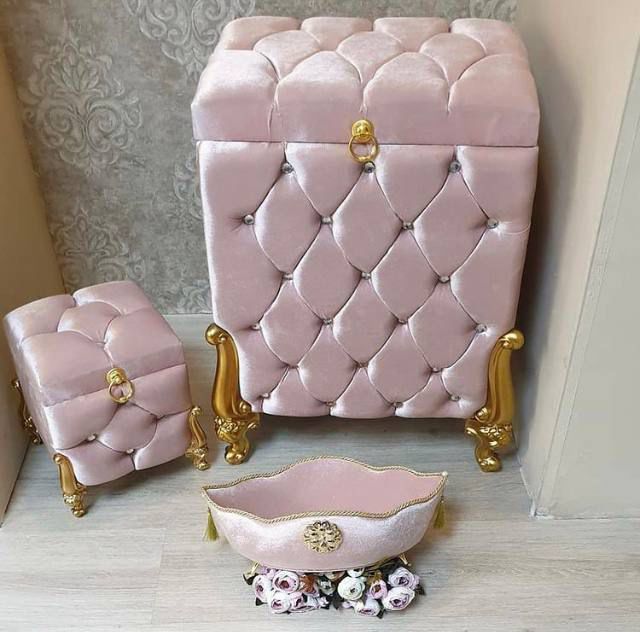 Classic 3-Piece Bathroom Basket Se