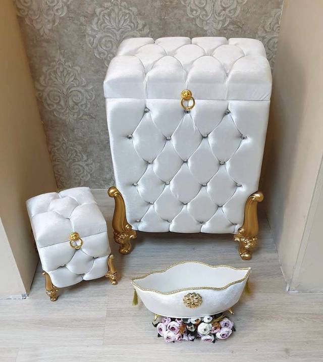 Classic 3-Piece Bathroom Basket Se