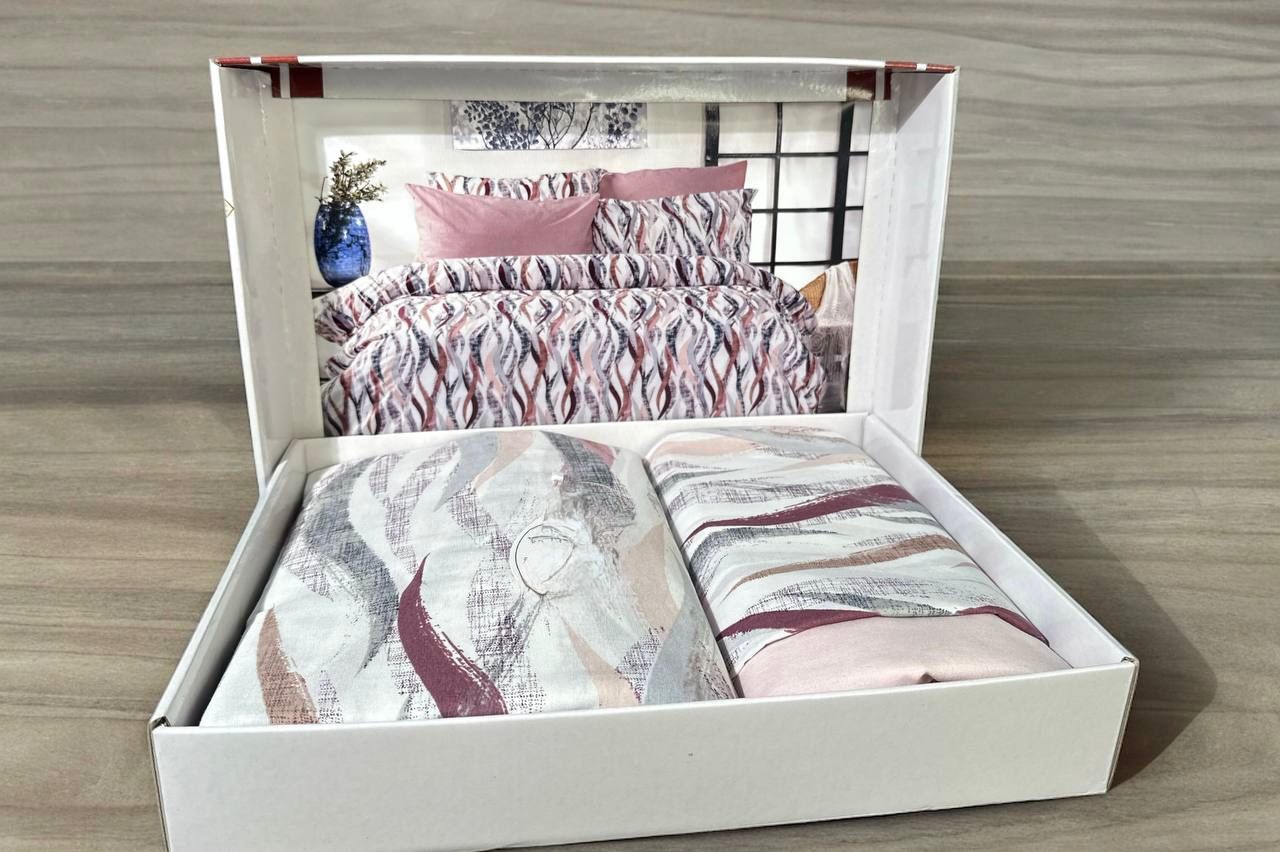 Patterned Double Duvet Cover Set – Double Size v25