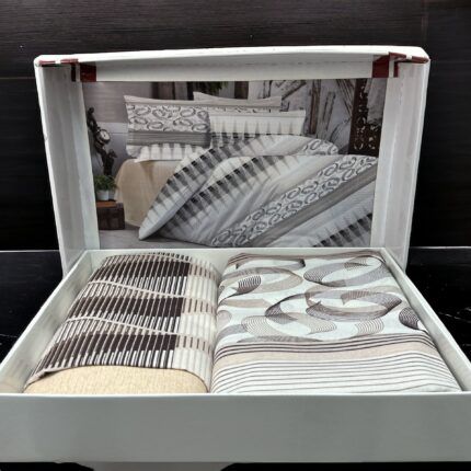 Patterned Duvet Cover Set – Double Size (v16)