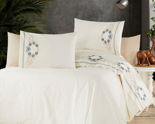 Florence Embroidered Duvet Cover Set (7-Piece)