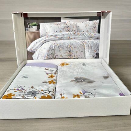 Floral Patterned Duvet Cover Set – Double Size