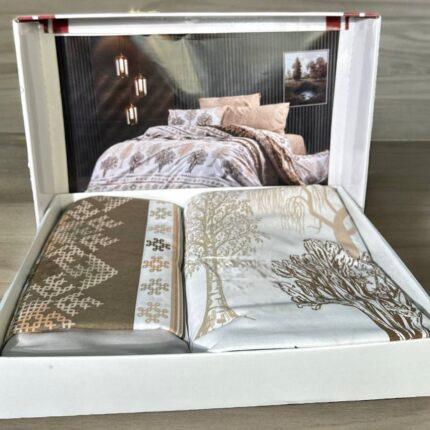 Floral Patterned Double Duvet Cover Set