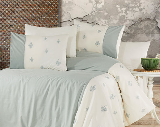 Juliette Embroidered Duvet Cover Set – 7 Piece