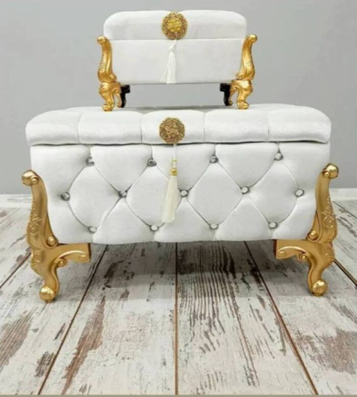 Double Gold Bridal Chest Set
