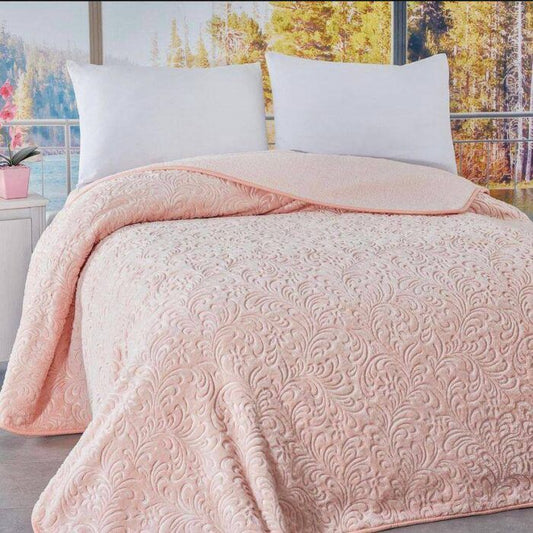 Embossed Velvet Blanket – Soft Touch