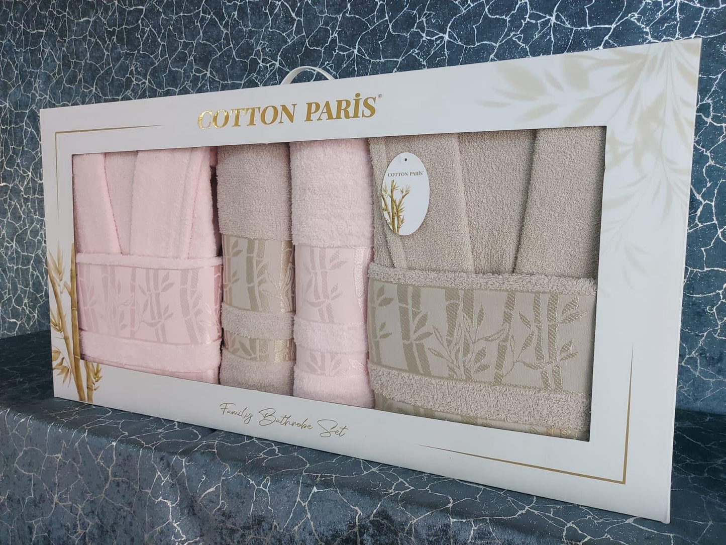 Bamboo Family Bathrobe Set – Soft & Lightweight Premium Bamboo Fabr
