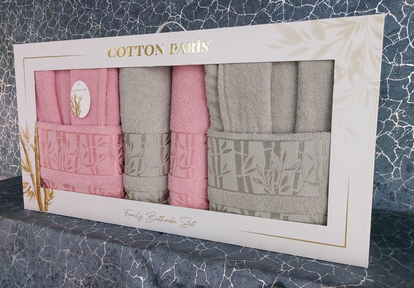 Bamboo Family Bathrobe Set – Soft & Lightweight Premium Bamboo Fabr