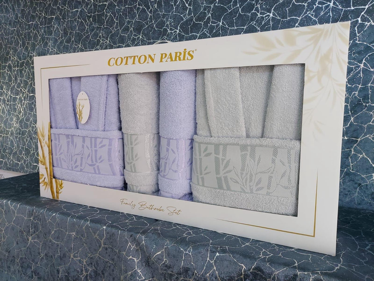 Bamboo Family Bathrobe Set – Soft & Lightweight Premium Bamboo Fabr