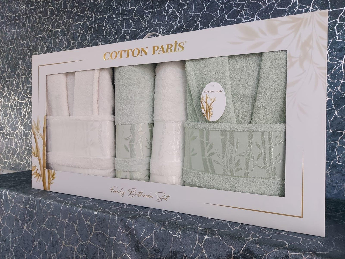 Bamboo Family Bathrobe Set – Soft & Lightweight Premium Bamboo Fabr