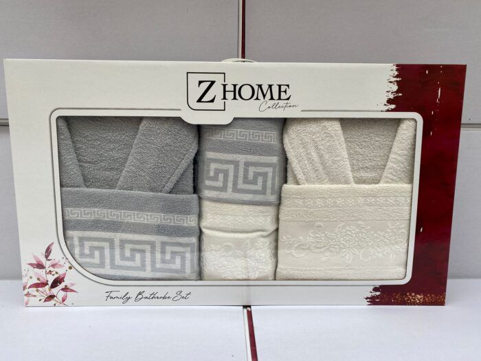 6-Piece Double Bathrobe Set – Wedding & Dowry Bathrobe Set