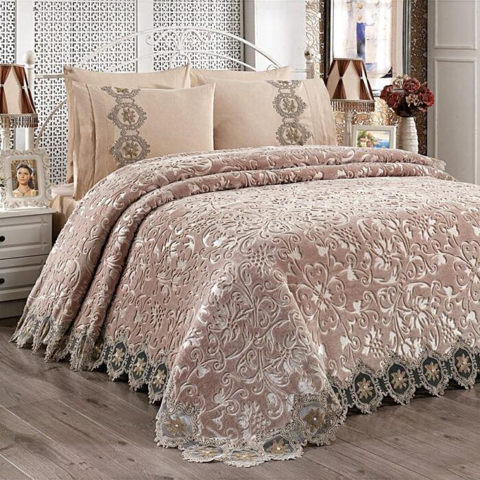 Rose Lace Blanket Set –  Bedspread Set