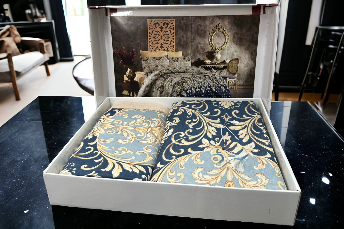 Ottoman Pattern Double Duvet Cover Set